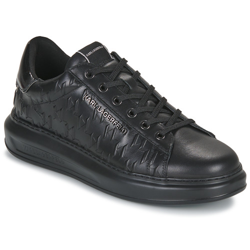 Schuhe Herren Sneaker Low Karl Lagerfeld KAPRI MENS Monogram Emboss Lo Lace Schwarz