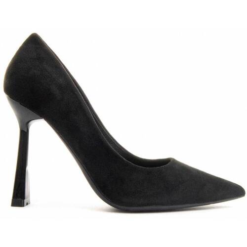 Schuhe Damen Pumps Leindia 80469 Schwarz