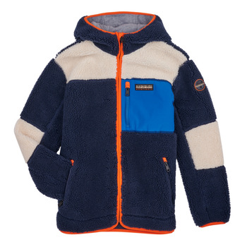 Kleidung Kinder Fleecepullover Napapijri YUPIK Marine