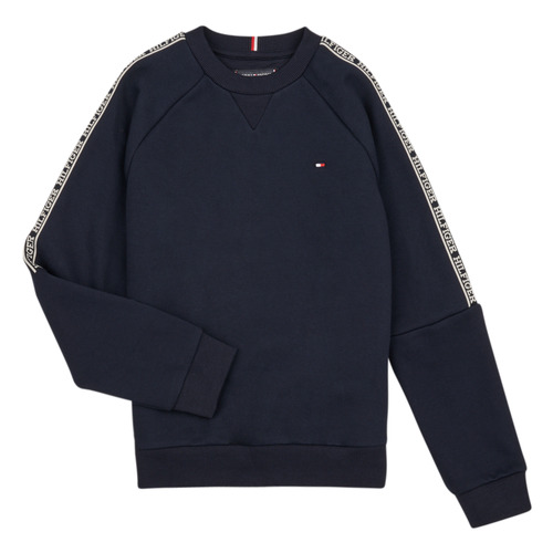 Kleidung Jungen Sweatshirts Tommy Hilfiger TAPE SWEATSHIRT Marine