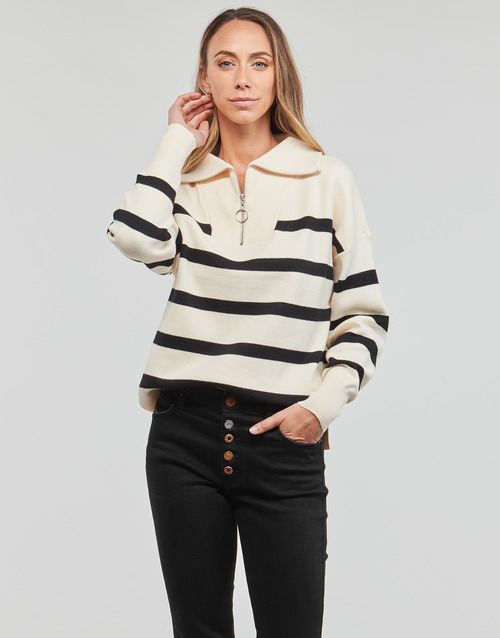 VMSABA STRIPE LS HIGHNECK BLOUSE GA NOOS