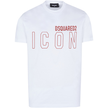 Kleidung Herren T-Shirts Dsquared S79GC0063 Weiss