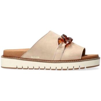 Schuhe Damen Pantoletten Mephisto Beverley Beige