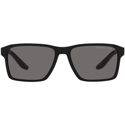 Uhren & Schmuck Sonnenbrillen Prada Linea Rossa Sonnenbrille PS05YS DG002G Polarisiert Schwarz