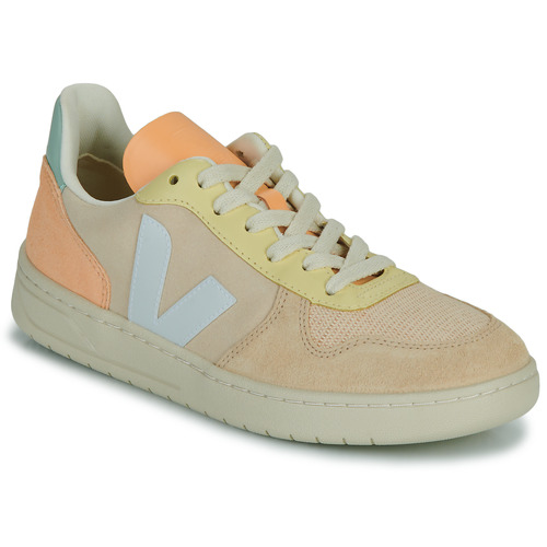 Schuhe Damen Sneaker Low Veja V-10 Multicolor