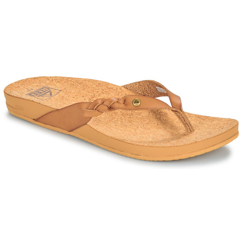 Schuhe Damen Zehensandalen Reef CUSHION COURT TWIST Braun