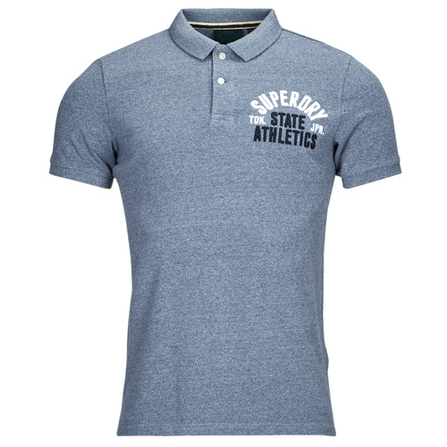 Kleidung Herren Polohemden Superdry VINTAGE SUPERSTATE POLO Blau