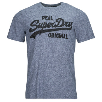 Kleidung Herren T-Shirts Superdry EMBROIDERED VL T SHIRT Grau