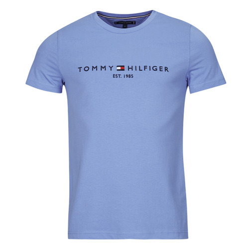 Kleidung Herren T-Shirts Tommy Hilfiger TOMMY LOGO TEE Blau