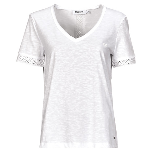 Kleidung Damen T-Shirts Desigual TS_DAMASCO Weiss