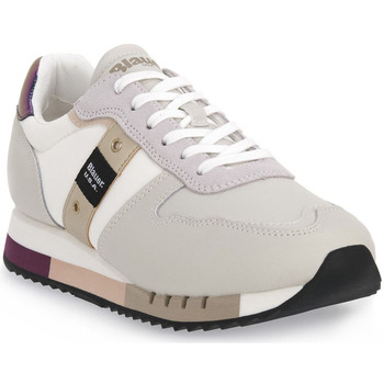 Schuhe Damen Sneaker Blauer WHI MELROSE Weiss