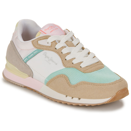 Schuhe Mädchen Sneaker Low Pepe jeans LONDON URBAN G Beige / Blau