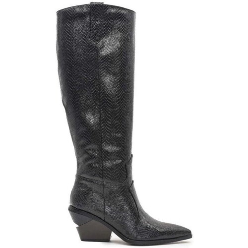 Schuhe Damen Stiefel Azarey 462G988 Schwarz