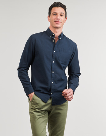 Kleidung Herren Langärmelige Hemden Jack & Jones JJEOXFORD SHIRT LS Marine