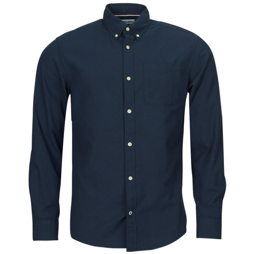 Kleidung Herren Langärmelige Hemden Jack & Jones JJEOXFORD SHIRT LS Marine