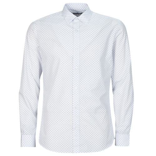 Kleidung Herren Langärmelige Hemden Jack & Jones JJJOE PRINT SHIRT LS SS24 Weiss