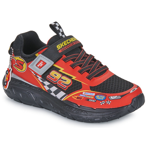 Schuhe Jungen Sneaker Low Skechers SKECH TRACKS - CLASSIC Rot / Schwarz