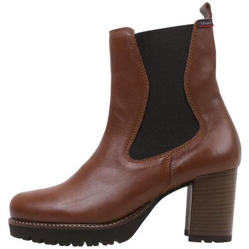 Schuhe Damen Low Boots CallagHan 30809 Braun