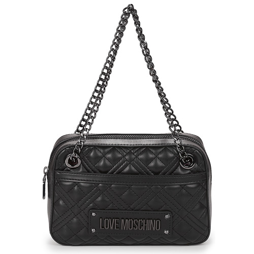 Taschen Damen Schultertaschen Love Moschino QUILTED JC4237PP0I Schwarz