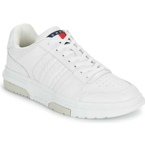 Schuhe Herren Sneaker Low Tommy Jeans THE BROOKLYN LEATHER Weiss