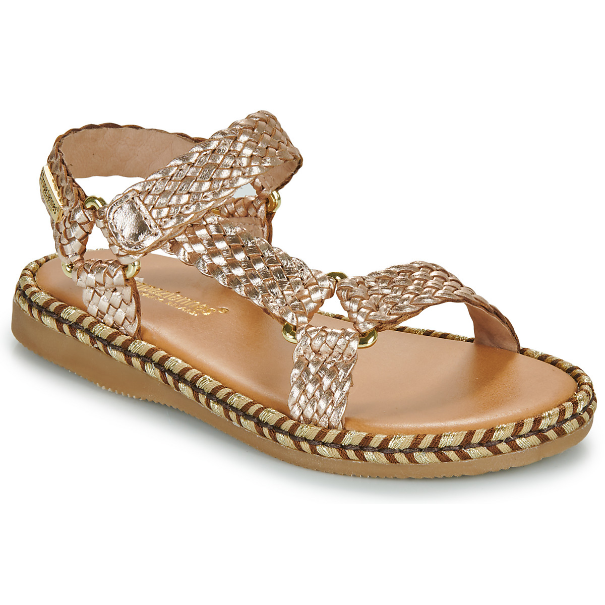 Schuhe Mädchen Sandalen / Sandaletten Les Tropéziennes par M Belarbi BLISTER Goldfarben