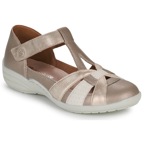 Schuhe Damen Sandalen / Sandaletten Remonte  Beige / Weiss