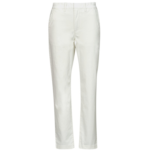 Kleidung Damen Chinohosen Levi's ESSENTIAL CHINO Weiss