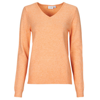 Kleidung Damen Pullover Vila VIRIL V NECK Orange