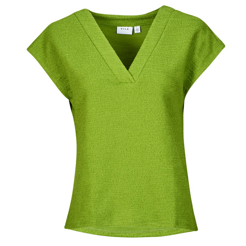 Kleidung Damen Tops / Blusen Vila VIAMY Grün