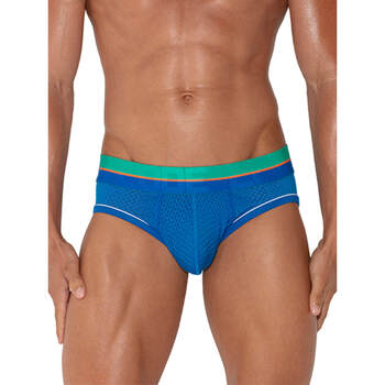 Unterwäsche Herren Slips Code 22 Slip Bright Mesh Code22 Blau