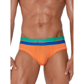 Unterwäsche Herren Slips Code 22 Slip Bright Mesh Code22 Orange