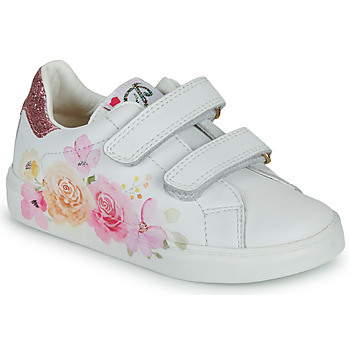 Schuhe Mädchen Sneaker Low Pablosky  Weiss / Rosa