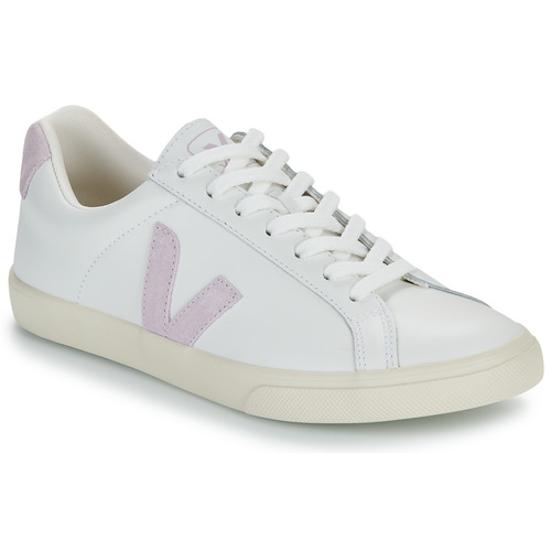 Schuhe Damen Sneaker Low Veja ESPLAR LOGO Weiss / Violett