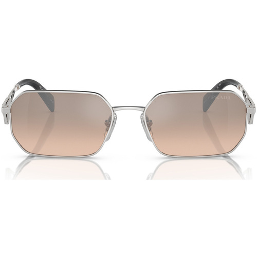 Uhren & Schmuck Sonnenbrillen Prada -Sonnenbrille PRA51S 1BC8J1 Silbern