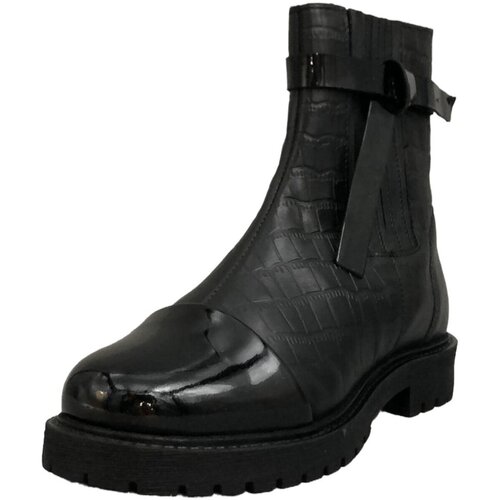 Schuhe Damen Stiefel D.Co Copenhagen Stiefeletten Be My Guest CS7608-0 11 Schwarz