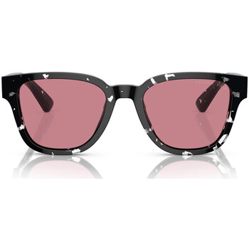 Uhren & Schmuck Sonnenbrillen Prada Sonnenbrille PRA04S 15O70C Polarisiert Schwarz