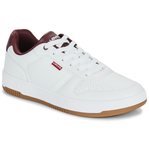 Schuhe Herren Sneaker Low Levi's DRIVE Weiss / Bordeaux