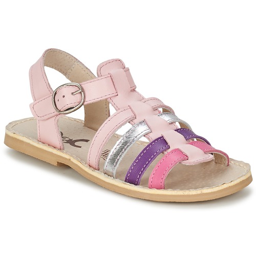 Schuhe Mädchen Sandalen / Sandaletten Citrouille et Compagnie JASMA Rosa / Violett