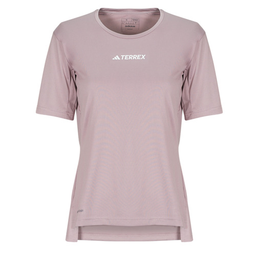 Kleidung Damen T-Shirts adidas TERREX Multi T-Shirt Violett