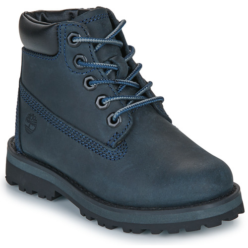 Schuhe Kinder Boots Timberland COURMA KID MID LACE UP Blau