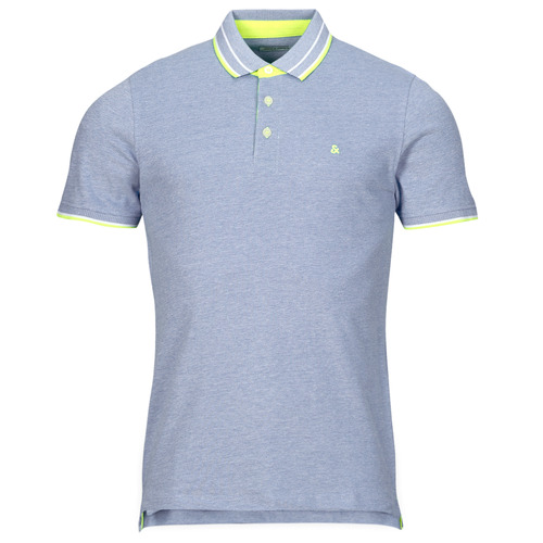 Kleidung Herren Polohemden Jack & Jones JJEPAULOS POLO SS Blau