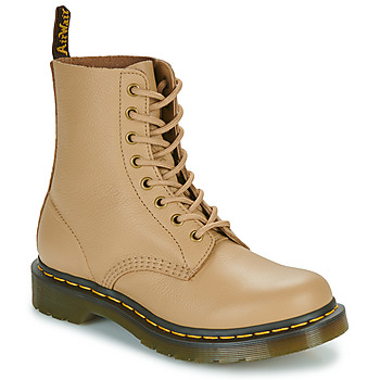 Schuhe Damen Boots Dr. Martens 1460 Pascal Savannah Tan Virginia Beige