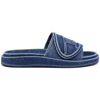 Schuhe Herren Sandalen / Sandaletten Diesel Y03356 - SA-SLIDE D OVAL-P4155 H1940 DENIM Blau