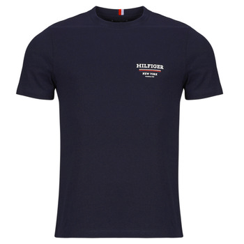 Kleidung Herren T-Shirts Tommy Hilfiger HILFIGER GLOBAL STRIPE TEE Marine