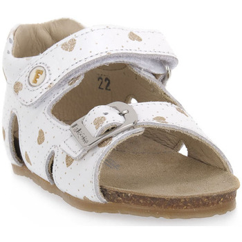 Schuhe Jungen Sandalen / Sandaletten Naturino B7 0N01 BEA WHITE Weiss