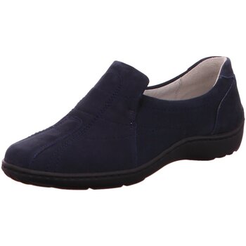 Schuhe Damen Slipper Waldläufer Slipper Henni 496504-191/217 Blau