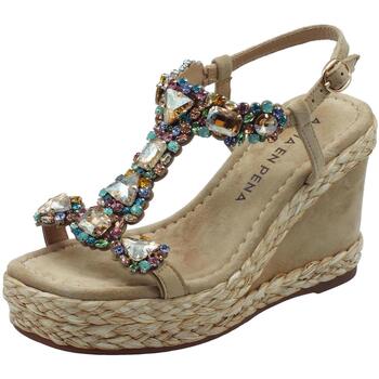 Schuhe Damen Sandalen / Sandaletten ALMA EN PENA V240984 Suede Beige