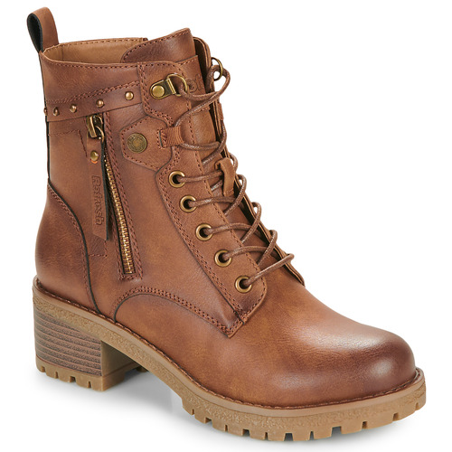 Schuhe Damen Low Boots Refresh  Camel