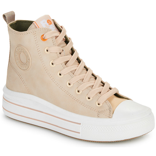 Schuhe Damen Sneaker High Refresh  Beige