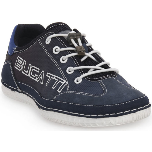 Schuhe Herren Sneaker Bugatti BUGATTI 4100 DARK BLUE Blau